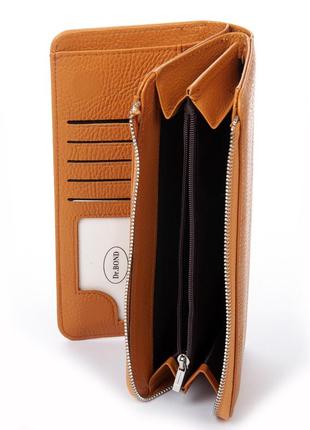 Гаманець шкіряний жіночий classic dr. bond wn-23-21 yellow5 фото