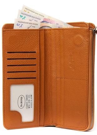 Гаманець шкіряний жіночий classic dr. bond wn-23-21 yellow7 фото