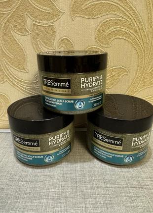 Скраб - пилинг для волос tresemme purify & hudrate