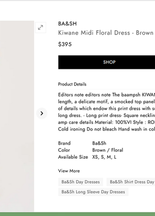 Платье дорогого бренда ba&amp;sh 4