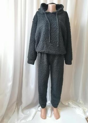 Затишний плюшевий костюм для дому чи сну хутро тедді