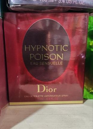 Dior hypnotic poison eau sensuelle 100 ml туалетная вода