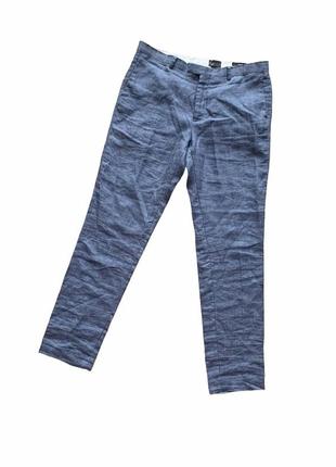 H&m linen slim fit trousers