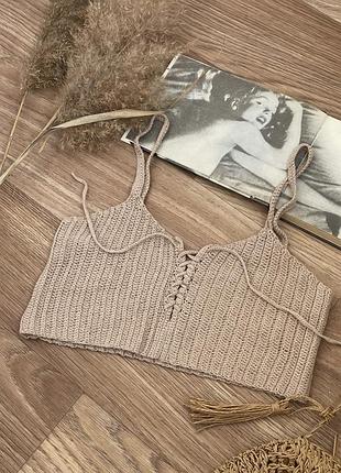 Топ в’язаний s