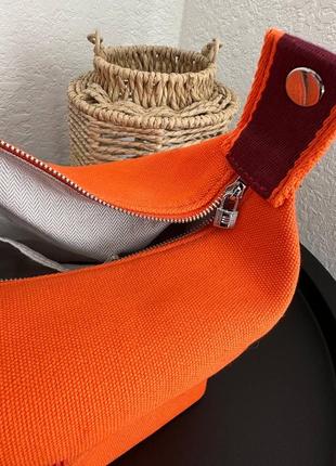 Сумка, косметичка, ткань в стиле hermes