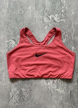 Nike 3xl wmns pink найк розовая спортивная майка топ топик спортивный для спорта футболка суш