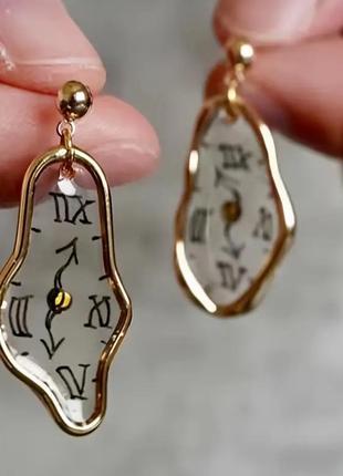 Незвичайні сережки - підвіски годинник ⏰