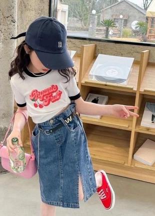 Спідниця з модним поясом