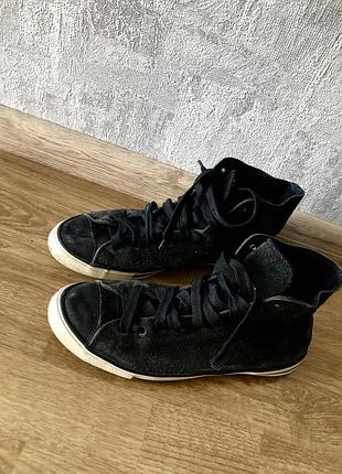 Кеди converse натуральна шкіра, замш оригінальні