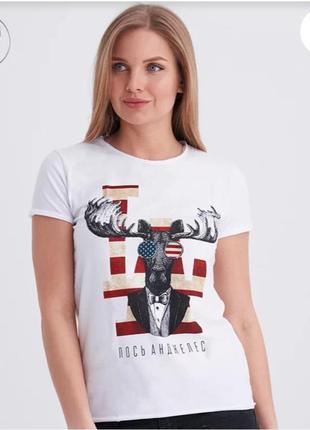 Новая футболка беня и зубрик benya & zubrik лось анджелес