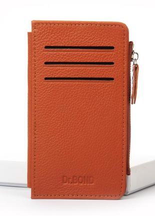 Гаманець шкіряний жіночий classic dr. bond wn-23-16 orange