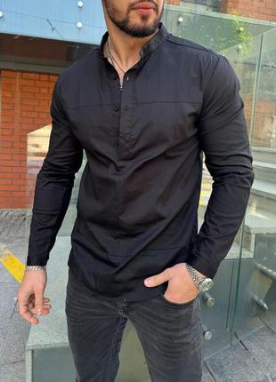 Рубашка хлопковая, стильные молодежные рубашки