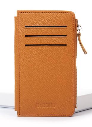 Гаманець шкіряний жіночий classic dr. bond wn-23-16 yellow