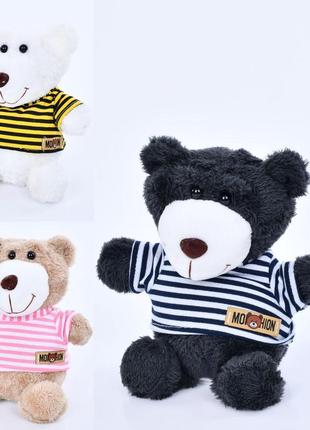 М'яка іграшка mp 2352 ведмідь, повторюшка, танцює, 3 кольори, муз., світло, бат., кул.