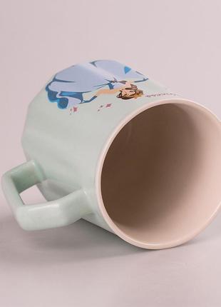 Чашка керамічна princess 450мл диснеевская принцесса чашки для кофе2 фото