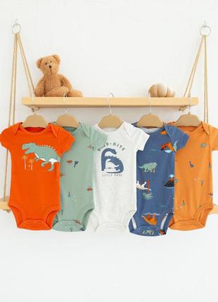 Боді на короткий рукавчик "діно" від картерс