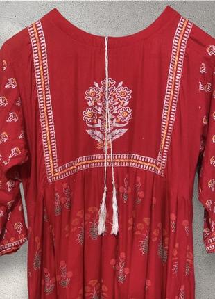 Платье платье сарафан в стиле этно бохо хиппи индия непал