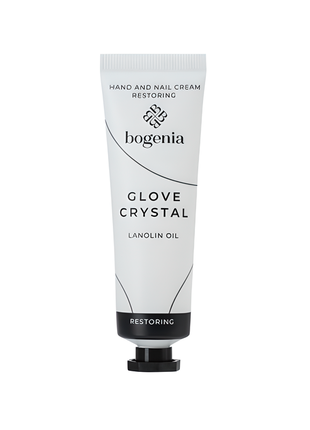 Восстанавливающий крем для рук и ногтей bogenia glove crystal lanolin oil