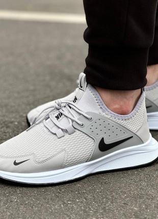 Кроссовки мужские nike, сетка, белые