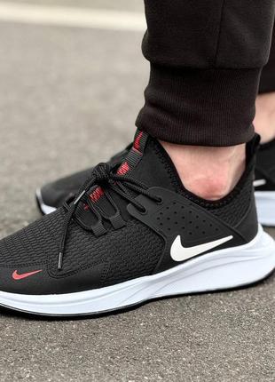 Кроссовки мужские nike, сетка, черные