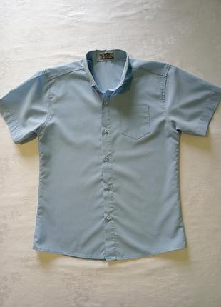 Рубашка njn школьная хлопок короткий рукав