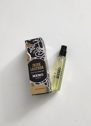 Travel size пробнік memo irish leather