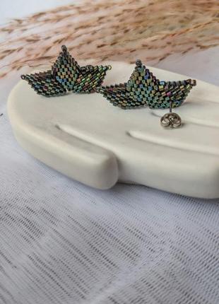 Серьги звезда