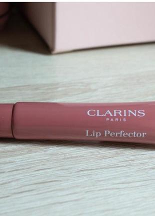 Clarins lip perfector увлажняющий блеск для губ, 16🌸