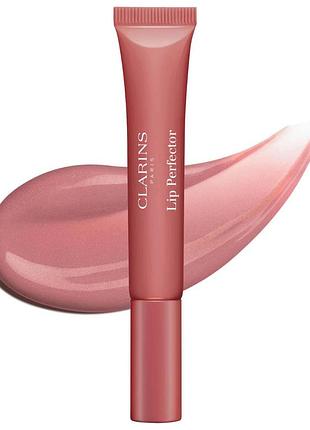 Clarins lip perfector увлажняющий блеск для губ, 16🌸