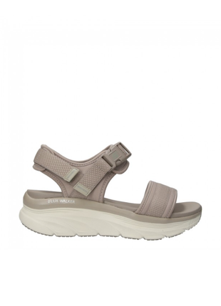Жіночі босоніжки skechers / оригінальні босоніжки бежевого кольору
