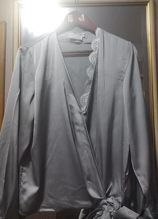 Шелковая блуза, размер 56