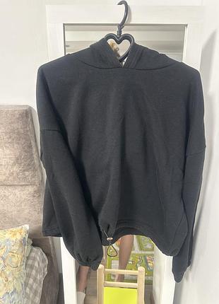 Укороченное худи на флисе