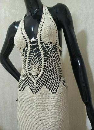 Неймовірний сарафан в'язаний гачком