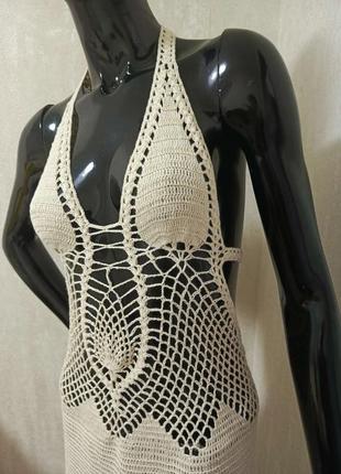 Неймовірний сарафан в'язаний гачком