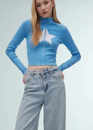 Кроп топ длинный рукав