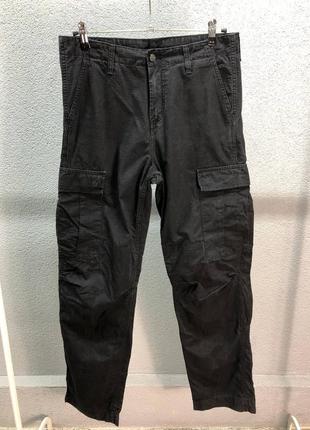 Брюки джинсы карго carhartt w30 l32 мужские
