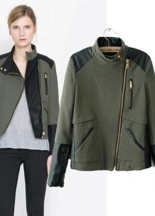 Куртка, косуха жакет вітровка від zara, m розмір