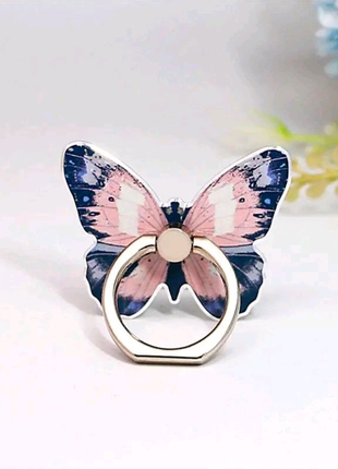 Кільце тримач, попсокет, підставка бачочка, 🦋, popsocket