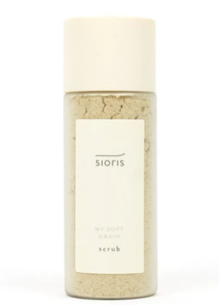 Мягкий энзимный скраб для лица sioris my soft grain scrub 45 g