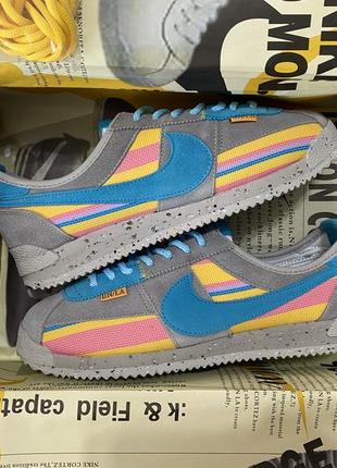 Кросівки nike cortez sp grey blue x union la grey dr1413-002