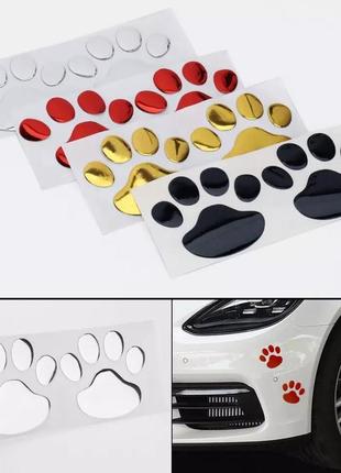 Крута наклейка на автомобіль і не тільки, дизайн лапи
