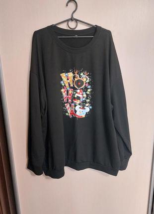 Свитшот батал новогодний 5xl