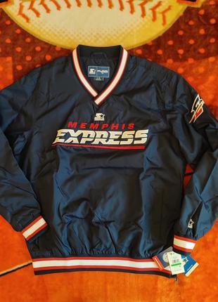 🏈 оригинал. очень мощная куртка starter player gear x memphis express.