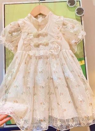 Нежное платье для девочки