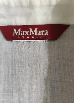 Лляна ультра легка сорочка maxmara studio.5 фото