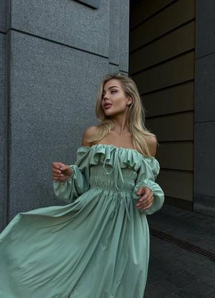 Невероятное красивое удлиненное платье на все события жизни❣️ легкая приятная ткань, добавляет комфорта в жаркие дни (не светится). идет как на фото7 фото