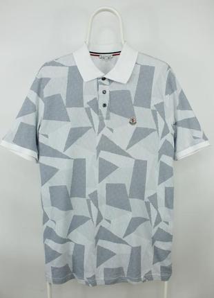 Шикарне люкс поло футболка moncler slim fit polo shirt