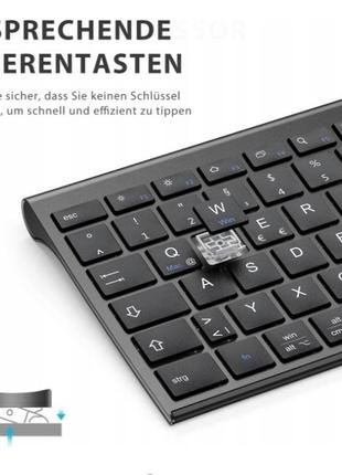 Бездротова ультратонка клавіатура iclever ic-dk034 фото