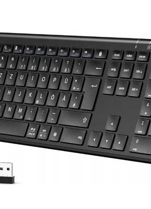 Бездротова ультратонка клавіатура iclever ic-dk03