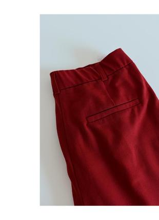 Zara штани жіночі. стильны трендові завужені штани на талії.7 фото